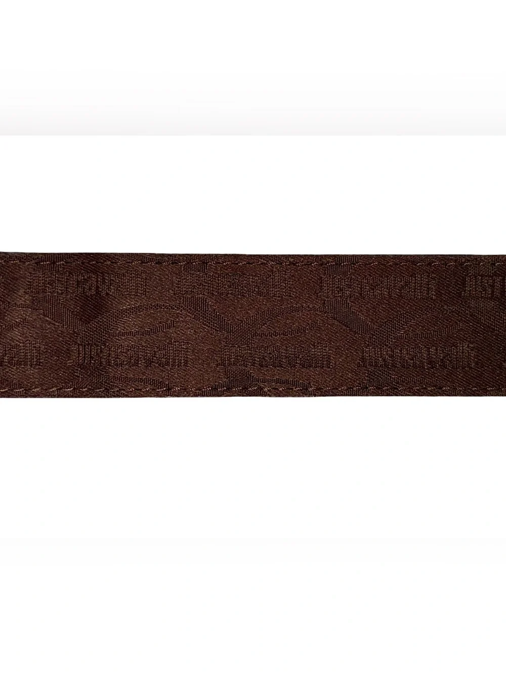JUST CAVALLI BROWN MONOGRAM BELT